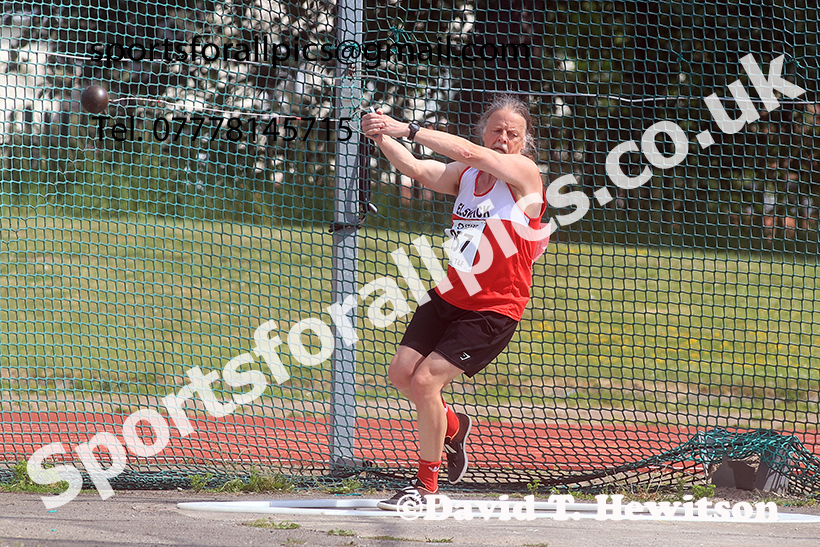 Hammer, 2025 NEMAA Track and Field, Monkton. Photo: David T. Hewitson/Sports for All Pics